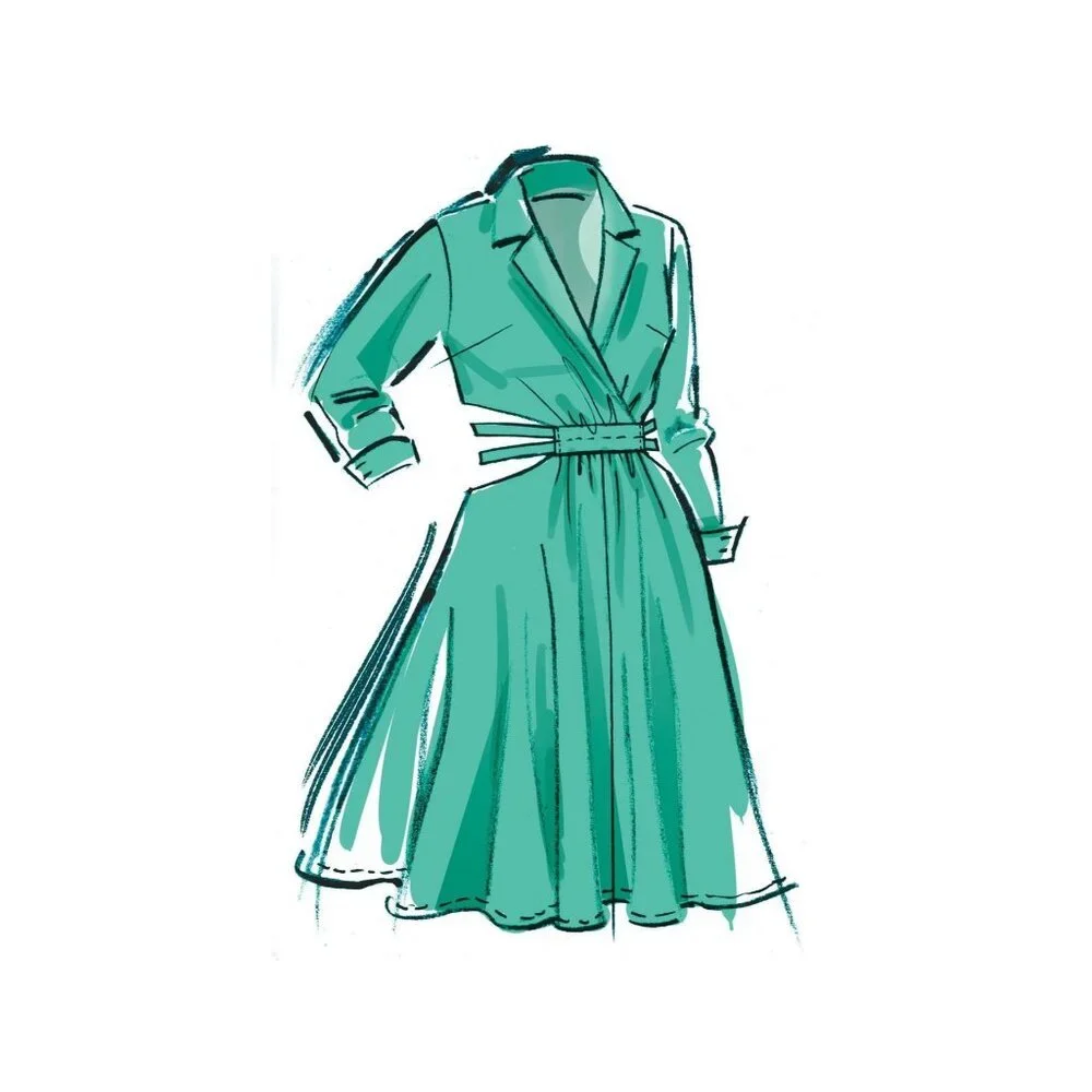 McCalls Sewing Pattern M8362 R11717 Dress‎ Plus Size Woman 20W-28W